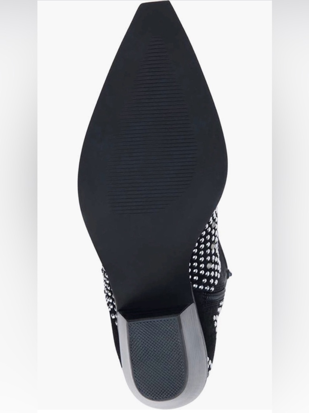 Mattise Dumplin Black  Knee-High studded cowboy Boots 7 - Picture 3 of 6
